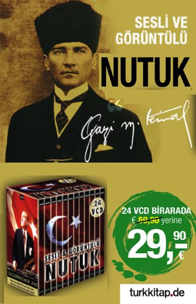 Sesli ve Görüntülü Nutuk<br />(24 VCD)  <br />Türkiye Cumhuriyeti <br />Tarihinin En Önemli Belgeseli!