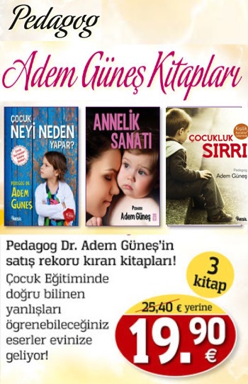 Adem Güneş <br />Kitapları Seti<br />(3 Kitap Birarada) 