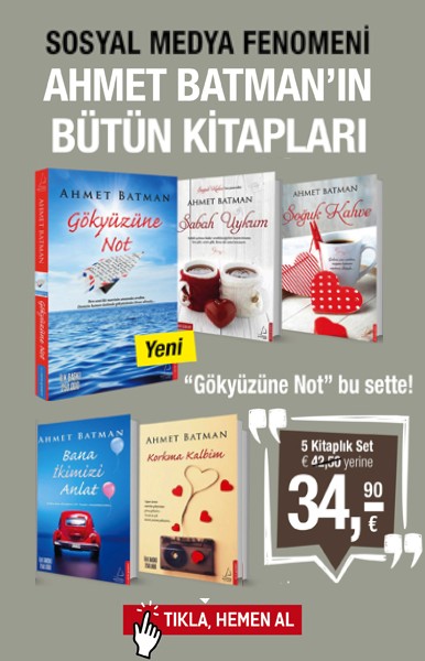 Ahmet Batman'ın <br />Kitapları Seti <br />(5 Kitap Birarada) <br />Gökyüzüne Not kitabı bu sette!