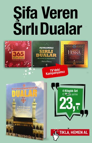 Şifa Veren Sırlı Dualar <br />(4 Kitap Birarada) <br />Hikmetli ve Tılsımlı Dualar Kitabı bu Sette!