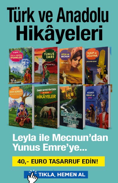 Türk ve Anadolu <br />Hikayeleri <br />(8 Kitap Birarada) <br />Leyla ile Mecnun'dan Yunus Emre'ye!