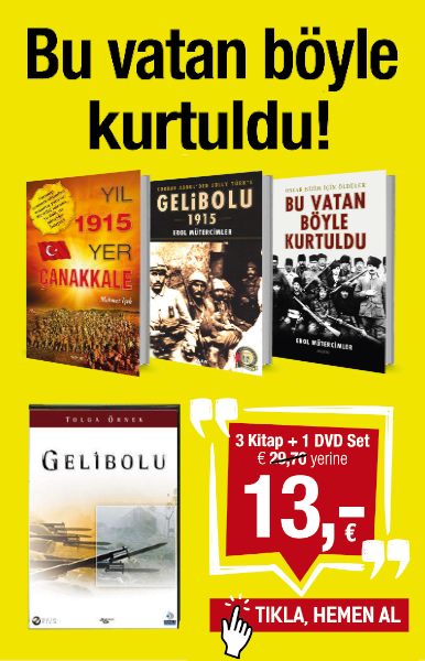 Bu Vatan Böyle Kurtuldu<br />(3 Kitap + 1 Gelibolu DVD Filmi)<br />