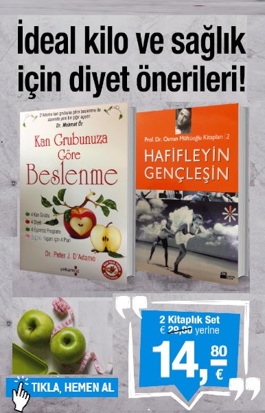 Kan Grubunuza Göre Beslenme Seti <br />(2 Kitap Birarada) <br />Dr. Mehmet Öz'ün <br />Tavsiye Ettiği Kitap bu sette!