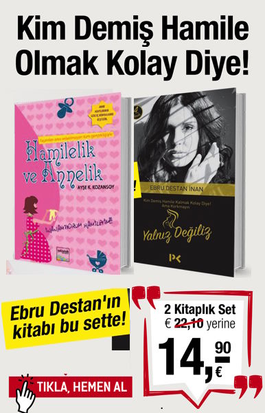 Kim Demiş Hamile <br />Kalmak Kolay Diye<br />(2 Kitap Birarada)<br />Ebru Destan'ın Kitabı Bu Sette!