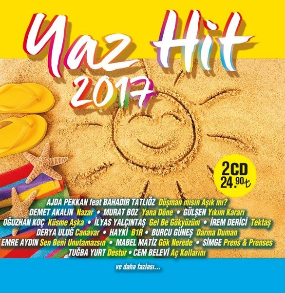 Yaz Hit 2017 <br />(2 CD) <br />Gülşen, Sezen Aksu, Murat Boz, Ajda Pekkan