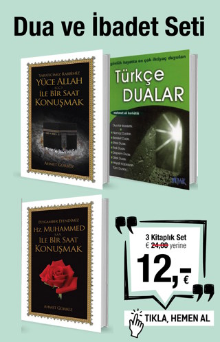 Dua ve İbadet Seti (3 Kitap Birarada)