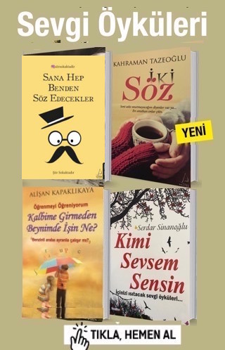 Sevgi Öyküleri<br />(4 Kitap Birarada) <br />Kahraman Tazeoğlu'nun Son Kitabı bu sette!