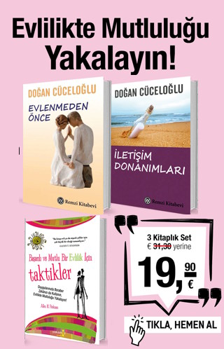 Evlilikte Mutluluğu Yakalayın (3 Kitap Birarada) Doğan Cüceloğlu'nun Yeni Kitabı bu sette!