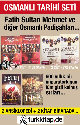 Osmanlı Tarihi Seti  <br />(2 Ansiklopedi + 2 Kitap)<br />Fatih Sultan Mehmet ve Diğer Padişahlar