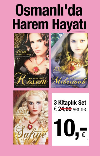 Osmanlı'da Harem Hayatı<br />(3 Kitap Birarada)<br />Aşk, Entrika, Tuzak, Ihanet!