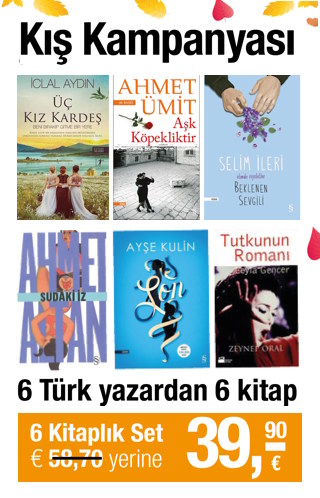 Yeni Kış Kampanyası - 6 Türk Yazardan 6 Kitap 