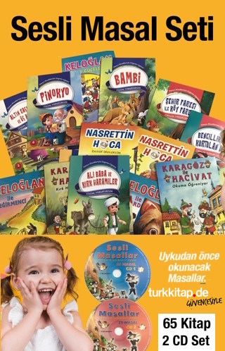 Sesli Masal Seti<br />Okumayı Öğrendim Seti <br />65 Kitap + 2 Masal CD'si<br />TV'deki Kampanyamız