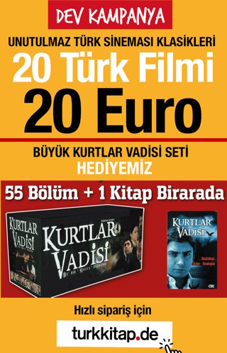 20 Türk Filmi 20 Euro - Kurtlar Vadisi Seti ve Kitabı Hediye