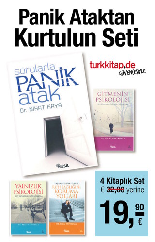 Panik Ataktan Kurtulun Seti (4 Kitap Birarada) 