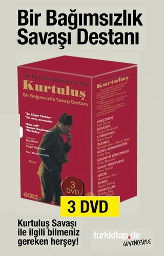 Kurtuluş<br />Bir Bağımsızlık <br />Savaşı Destanı<br />Rutkay Aziz <br />(3 DVD)