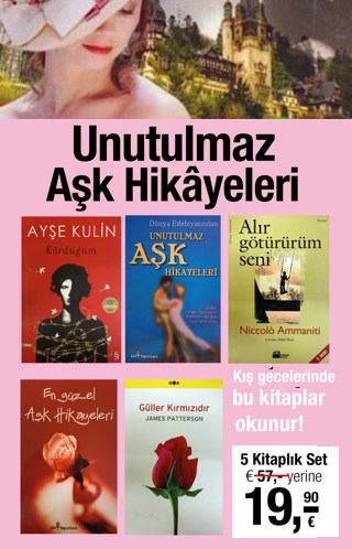 Unutulmaz Aşk Hikayeleri Seti  (5 Kitap Birarada) 