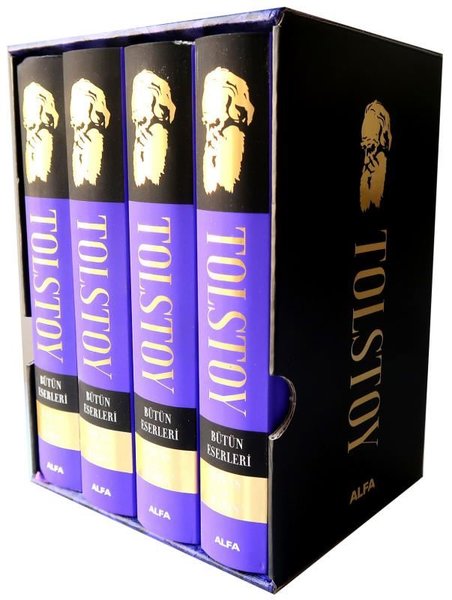 Tolstoy (Bütün Eserleri) Savaş ve Barış Seti (4 Kitap Takım - Özel Kutulu)