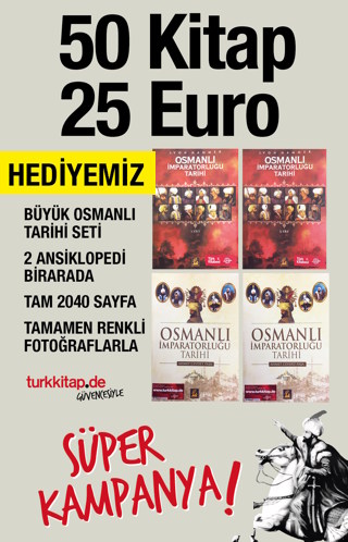 50 Kitap 25 Euro <br />Depomuzu Boşaltıyoruz<br />Büyük Osmanli Tarihi Seti HEDİYE