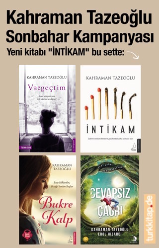 Kahraman Tazeoğlu'ndan Sonbahar Kampanyası - Yeni Kitabı İntikam bu sette!