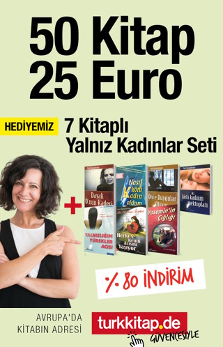 50 Kitap 25 Euro <br />Depomuzu Boşaltıyoruz<br />7 Kitaplı Yalnız Kadınlar Seti HEDİYE