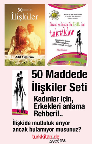 50 Maddede İlişkiler Seti (2 Kitap)