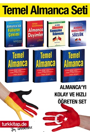 Temel Almanca Öğrenim Seti (7 Kitap) Almancayı Kolay ve Hızlı Öğreten Set