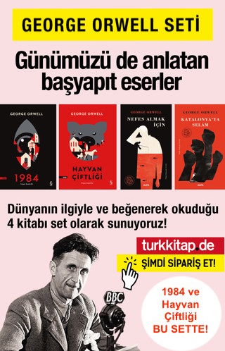 George Orwell Seti (4 Kitap) 1984 ve Hayvan Çiftliği Bu Sette1