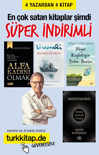 En Çok Satan Kitaplar Süper İndirimli (4 Kitap) Livaneli'nin Yeni Kitabı Bu Sette!