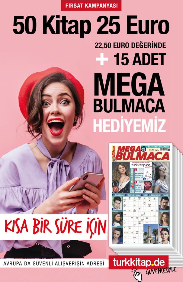 50 Kitap 25 Euro - 15 Adet Mega Bulmaca Hediyeli 