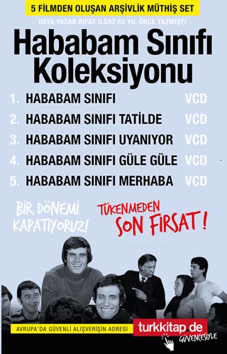 Hababam Sınıfı Koleksiyonu ( 5 VCD Film Birarada) Son Fırsat