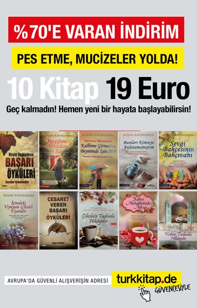 10 Kitap 19 Euro - Pes Etme Mucizeler Yolda!