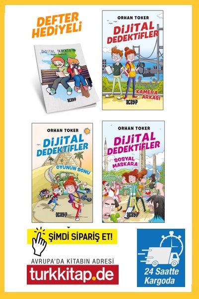 Dijital Dedektifler Seti: 3. Kitap - Defter Hediyeli