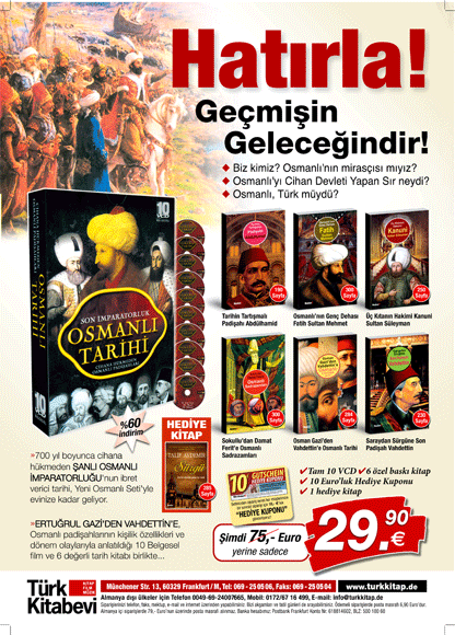 Osmanli Tarihi Seti<br />Gecmisin Gelecegindir<br />10 VCD + 7 Kitap
