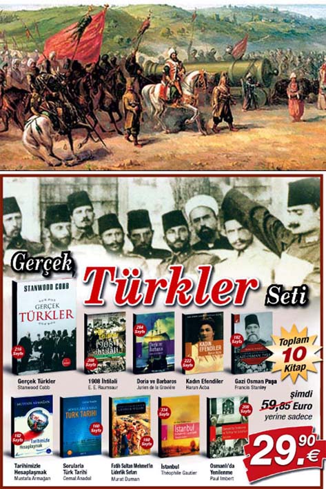 Gercek Türkler Seti<br>Dev Set<br>10 Kitap Birarada