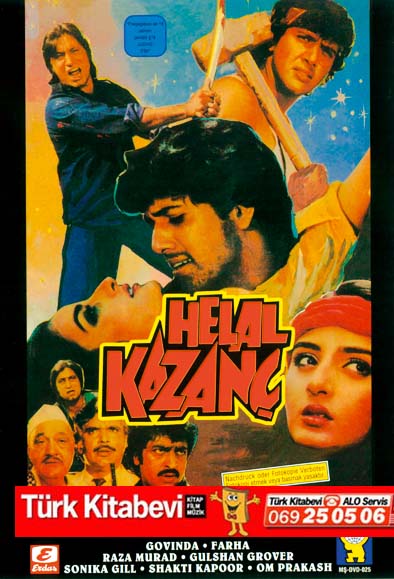 Helal Kazanç (DVD) <br />Govinda<br /> Hint Filmi