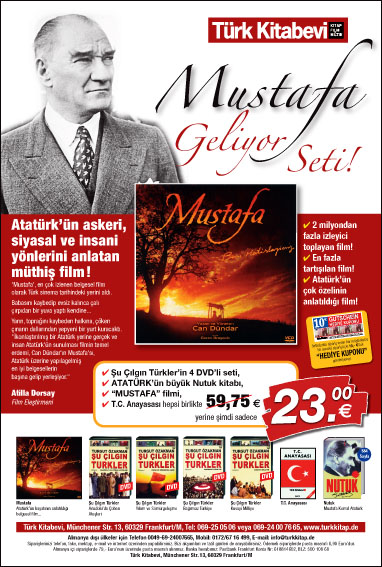 Mustafa Geliyor Seti<br />4 DVD + 1 VCD + 1 Büyük Nutuk Kitabi