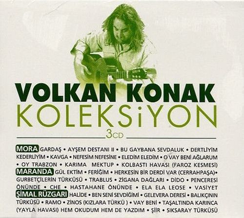 Volkan Konak Koleksiyon<br />3 CD / Mora, Maranda, Simal Rüzgari