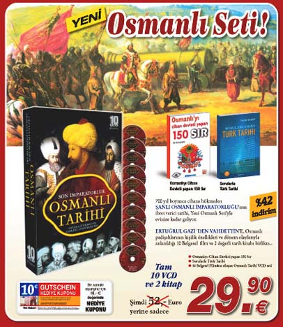 Osmanli Seti<br>10 VCD ve 2 Kitap Birarada