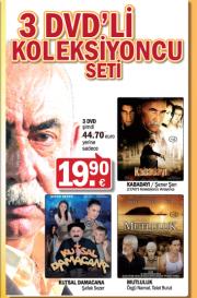 3 DVD'li Koleksiyon Seti Kabadayi (DVD), Kutsal Damacana (DVD), Mutluluk (DVD)