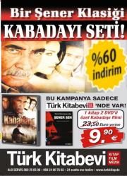 Kabadayı Seti  Bir Şener Şen Klasiği(Kabadayı DVD'si ve  Şener Şen Kitabı  Birlikte)