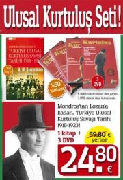 Ulusal Kurtuluş Savaşı Seti (3 DVD + 1 Kitap + 10,- Euro Hediye Kuponu)