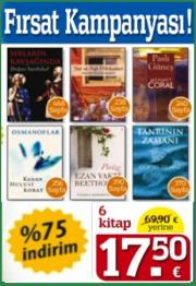 Fırsat Kampanyası  (Türk Yazarlardan 6 Roman Birarada) Türk Kitabevi Kampanyası
