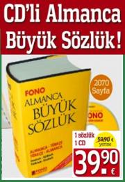 Almanca Büyük Sözlük165 Bin KelimeliAlmanca / Türkçe veTürkçe / Almanca