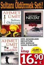 Sultanı Öldürmek Seti(3 Kitap Birarada)Ahmet Ümit'in En Son Kitabı bu sette!