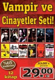 
Vampir ve Cinayet Romanlari Seti
2 Set Birarada, Toplam 12 KitapIndirim Üstüne Indirim!