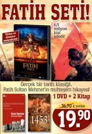 Fatih Seti(2 Kitap + 1 DVD Film Birarada)6,5 Milyon Kişinin izlediği Film Bu Sette!