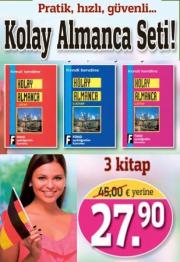 
Kolay Almanca Seti(3 Kitap Birarada)Temel Dilbilgisi Kurallariyla
