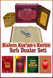 Kalem Kuran-i Kerim ve  Sırlı Dualar - Sırlar Hazinesi Seti  (2 Set Birarada) TV'deki Kampanya