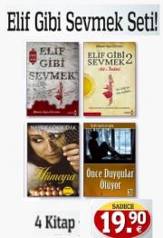 Elif Gibi Sevmek Seti(4 Kitap Birarada)TV'deki Kampanyamız 