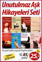 Unutulmaz Aşk Hikayeleri Seti (8 Kitap Birarada)60,- Euro Tasarruf Edin!